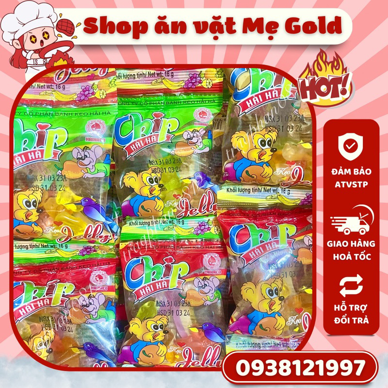 Kẹo dẻo Chip Hải Hà Jelly hương trái cây