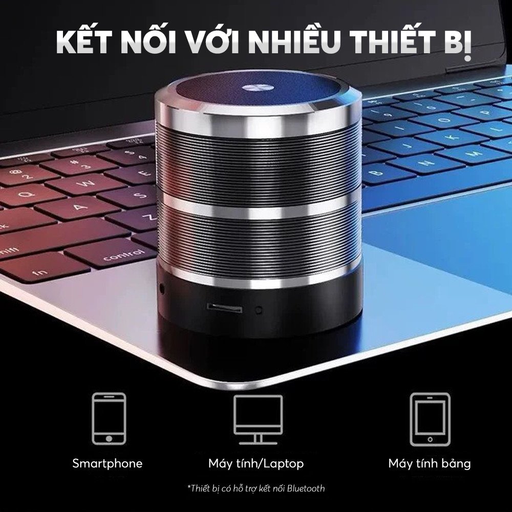 Loa Bluetooth Mini WS887 Loa Nghe Nhạc Không Dây Nhỏ Gọn Có Dây Treo