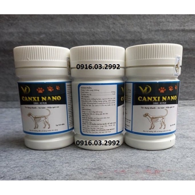Canxi Cho Chó [Hộp 150 Viên] - lẻ 30 viên dùng thử