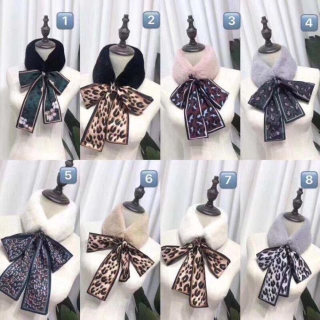 Khăn Quàng Cổ Lông Thỏ Siêu Ấm