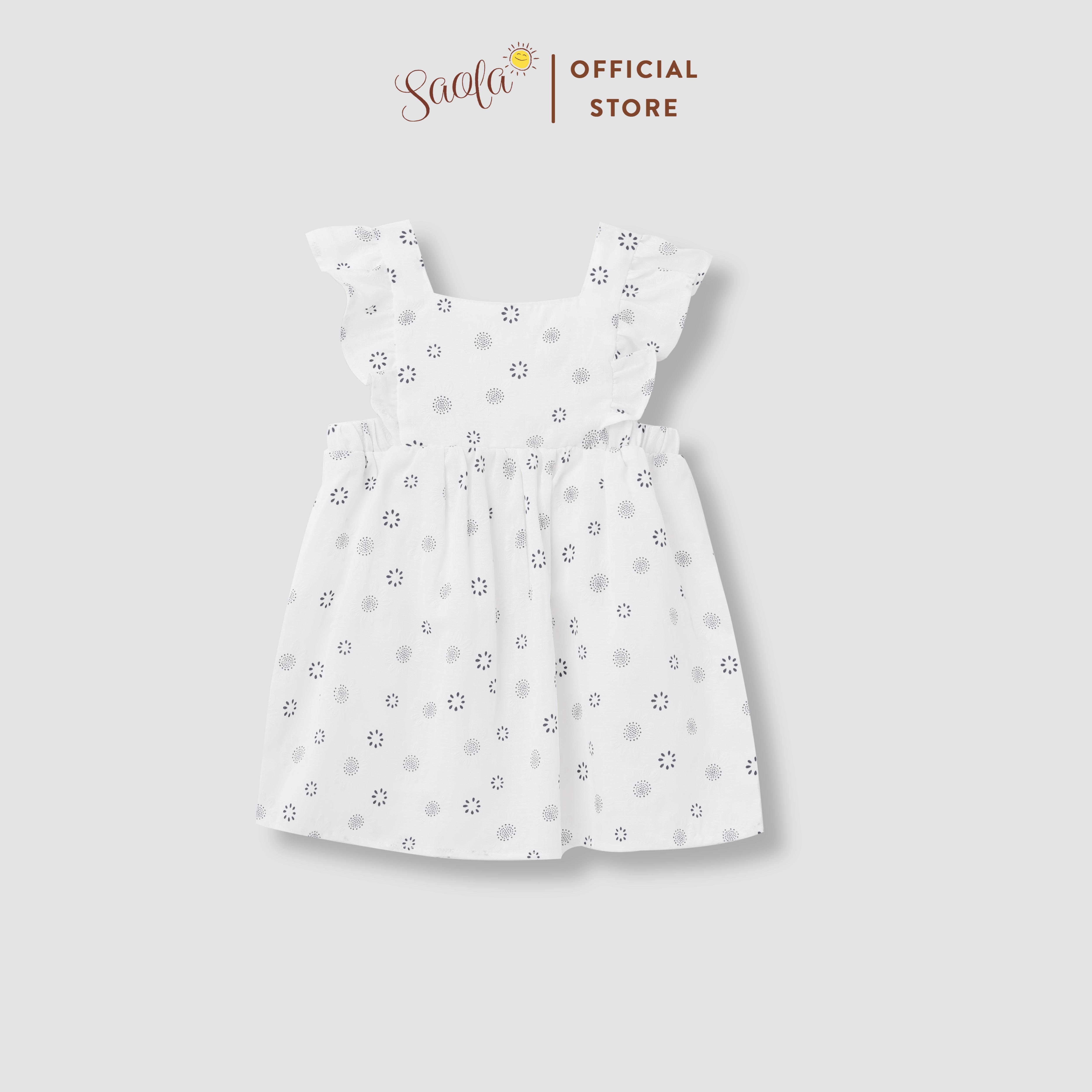 Đầm/ Váy Bé Gái Kiểu Dáng Xòe Công Chúa Họa Tiết Floral - DAISY DRESS & ROSSIE DRESS - SAOLA CLOTHING