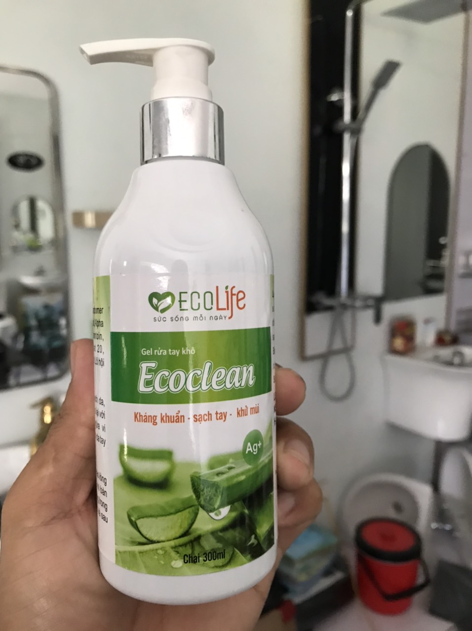 Gel diệt khuẩn Ecoclean-Rửa tay khô