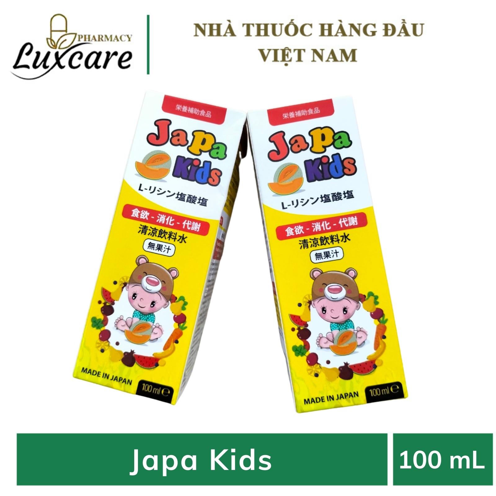 Siro Japa Kids - Hỗ trợ tăng cường tiêu hóa, giúp ăn ngon miệng