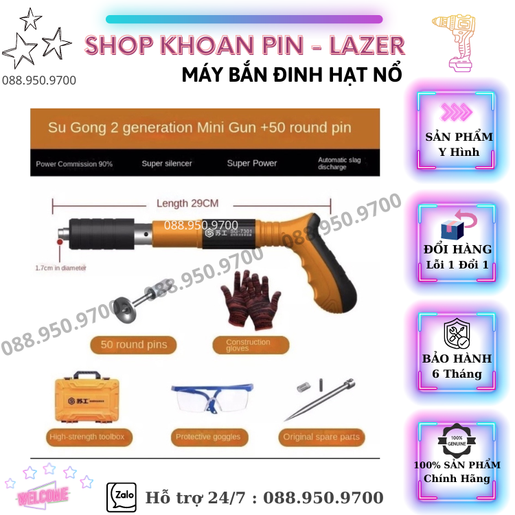 MÁY BẮN ĐINH BÊ TÔNG