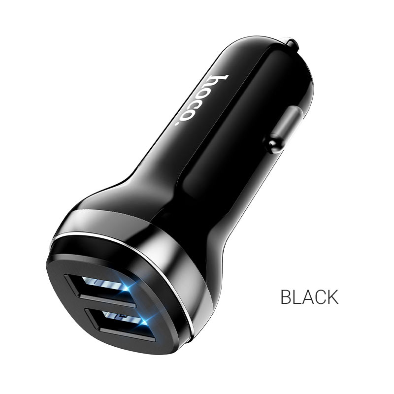 Cóc Sạc Nhanh Xe Hơi Hoco Z40 2 Cổng Usb 2.4a