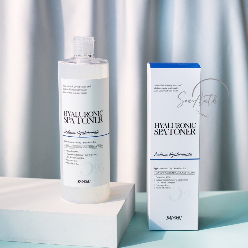 Toner cấp nước BADSKIN HYALURONIC SPA TONER