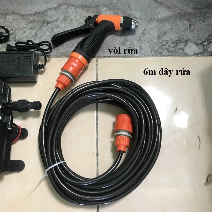MÁY RỬA XE MINI 12V - MÁY RỬA XE MINI 12V