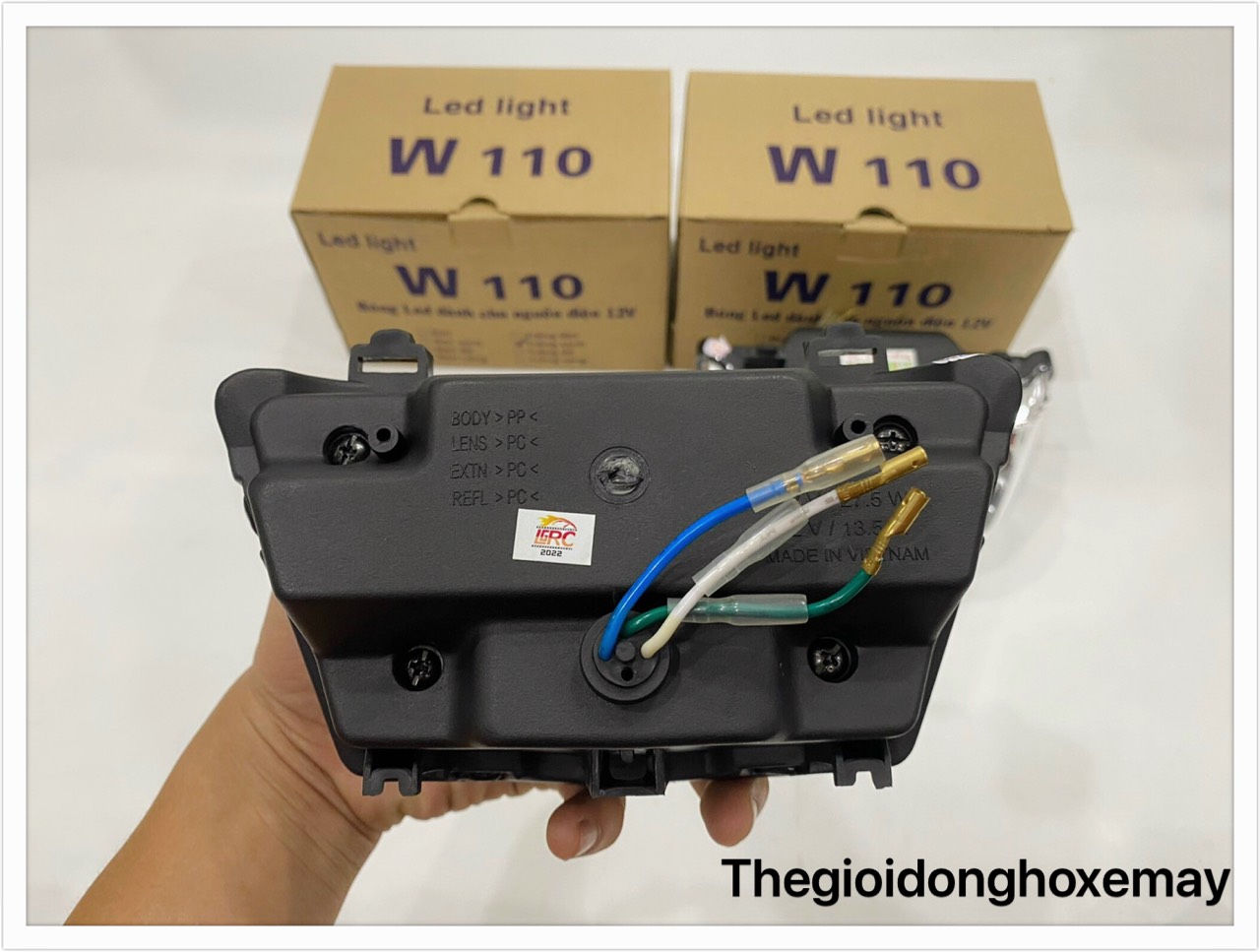 Chóa Đèn, Pha Đèn Led 2T Wave Thái 110