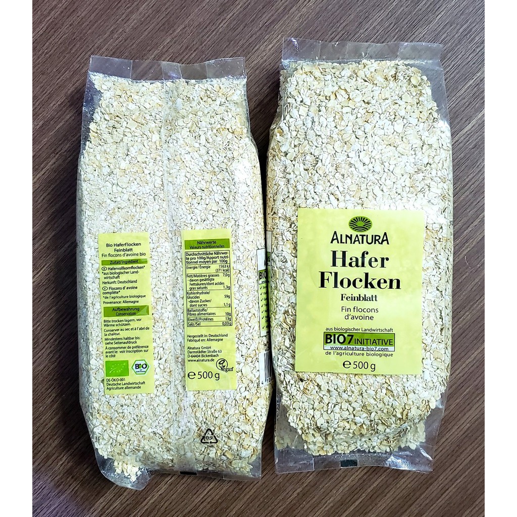 Yến mạch hữu cơ Đức chỉ 25k - 500gr