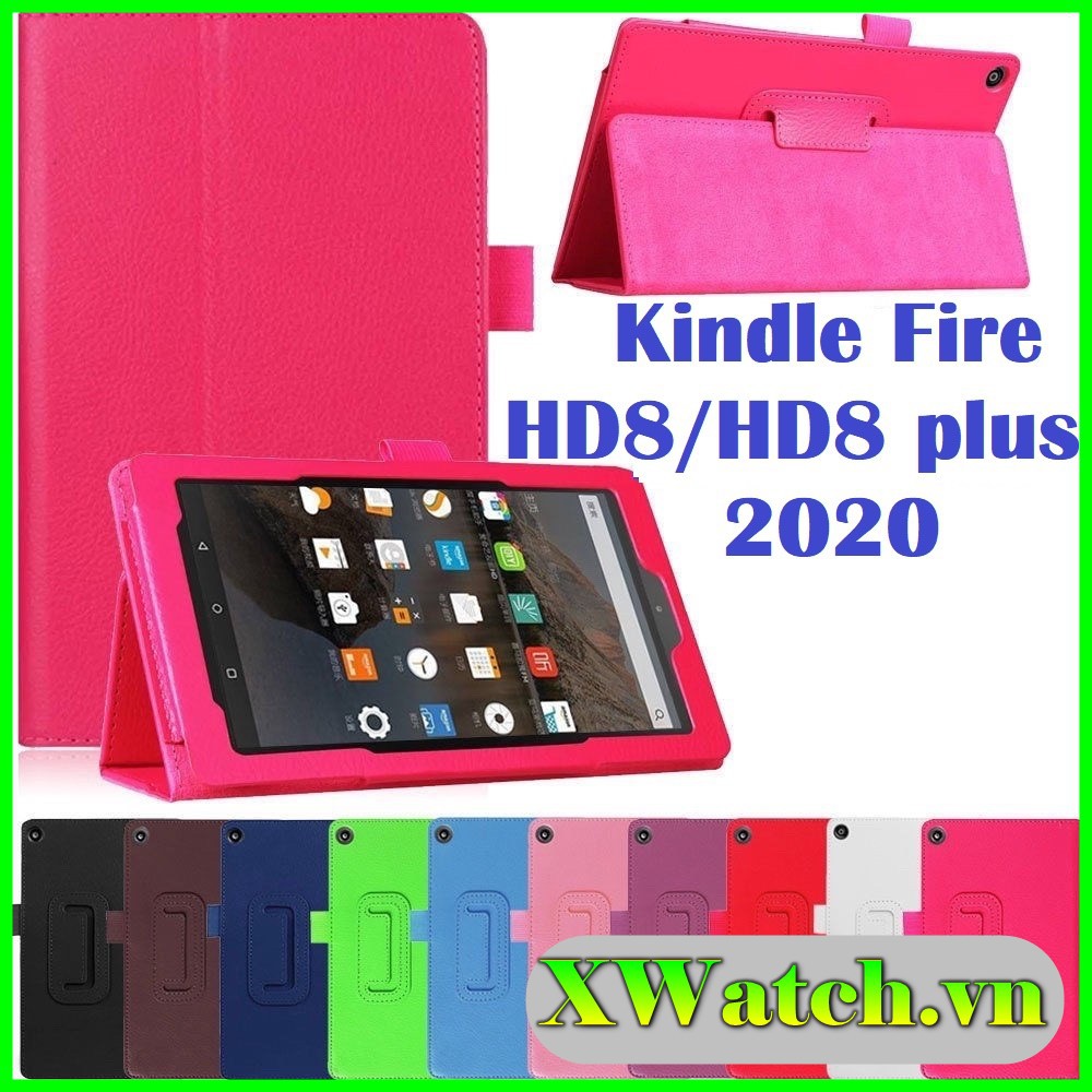 Bao da pu kindle fire hd 8 2020 / hd8 plus 2020
