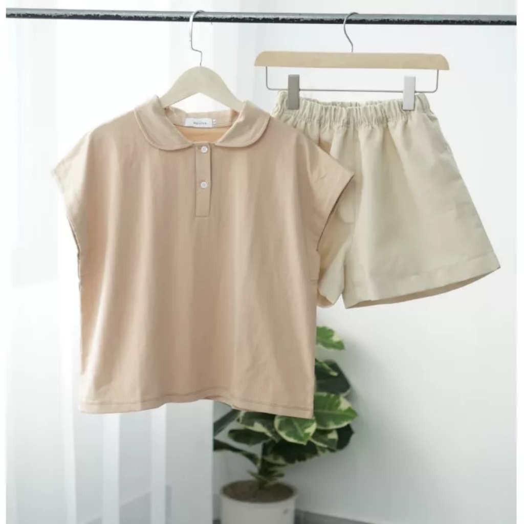 Áo thun sọc polo nữ thời trang chất thun cotton form lửng tohostore , áo thun polo nữ phong cách hàn quốc