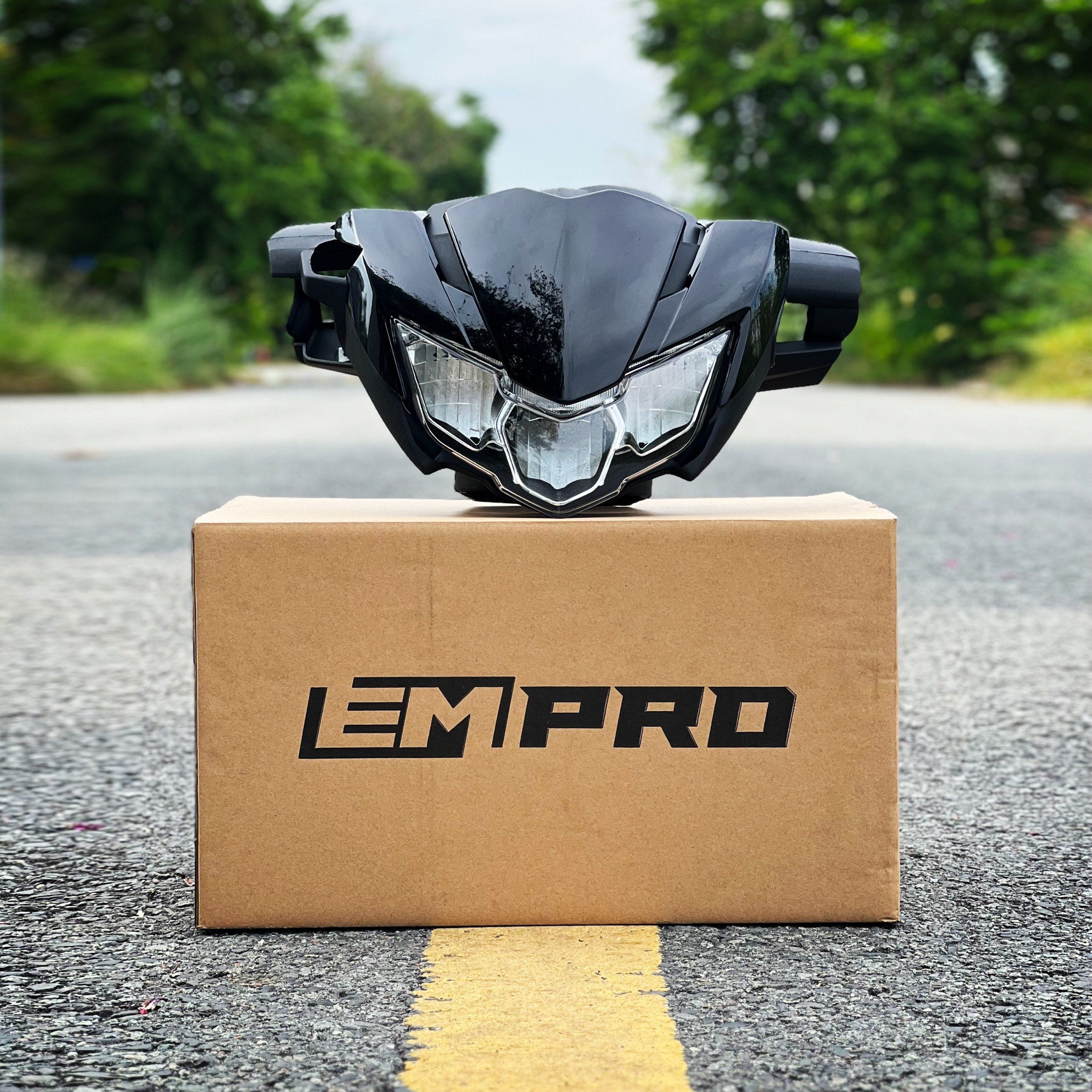 Đầu đèn ex 150 2019 lắp cho exciter 150 (2015-2018) hàng Empro