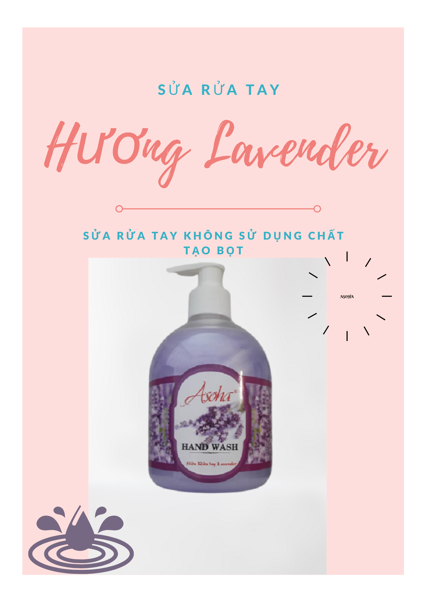 Sữa Rửa Tay ASOHA 500ML
