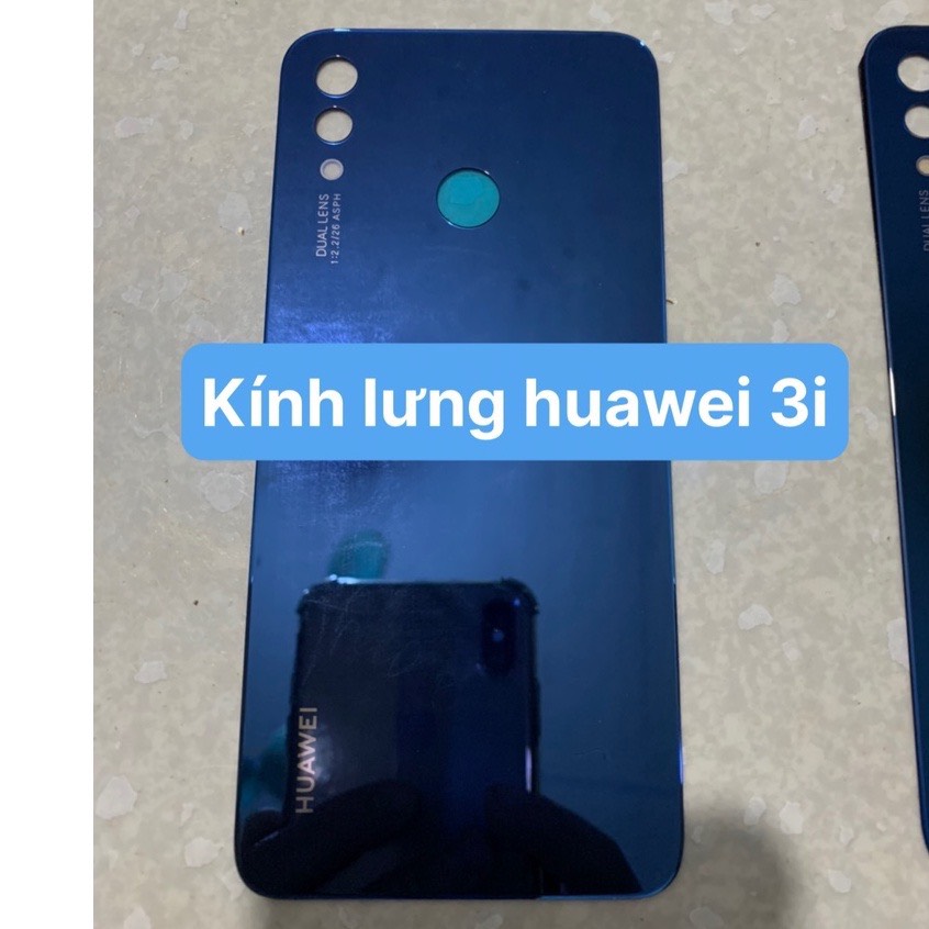 Kính lưng huawei nova 3i kèm kính cam