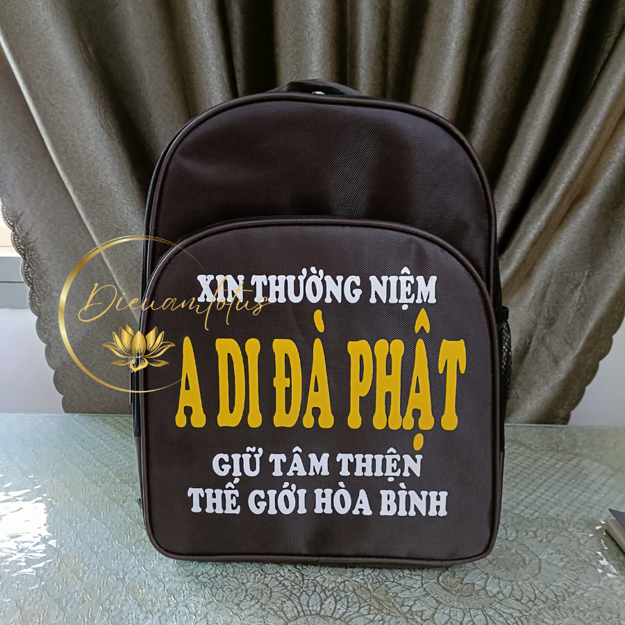 Balo in danh hiệu A Di Đà Phật - Phật Tâm