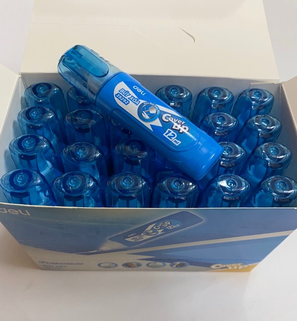 Bút xoá nước 12ml Deli 39292 Tẩy sạch, nhanh khô