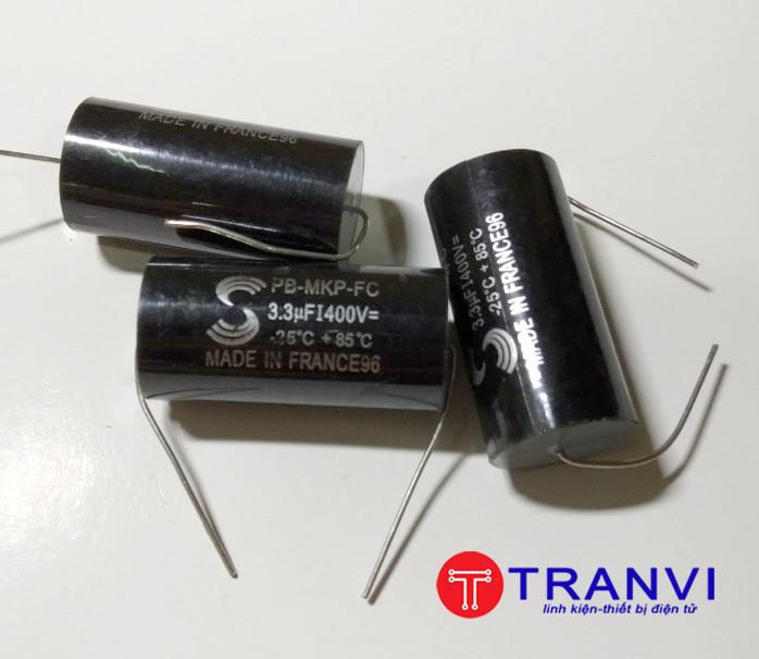 TỤ PHÂN TẦN LOA TREBLE 2,2MF 400V-BỘ 2 CÁI