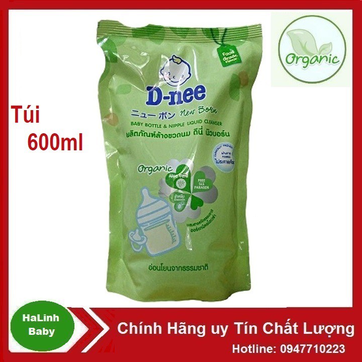 Nước rửa bình Dnee túi 600ml