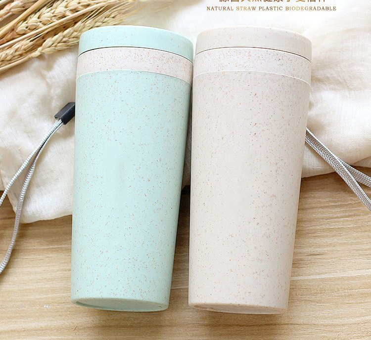 Bình giữ nhiệt lúa mạch có nắp đậy 300ml cao cấp