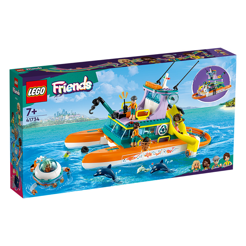 Đồ chơi lắp ráp tàu cứu hộ sinh vật biển lego friends 41734