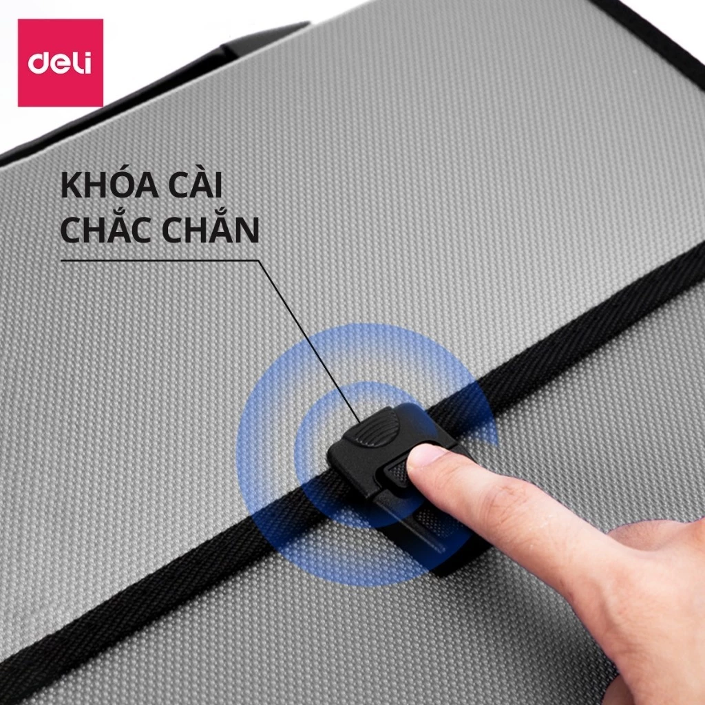 Cặp tài liệu A4 13 Ngăn DELI - E5556