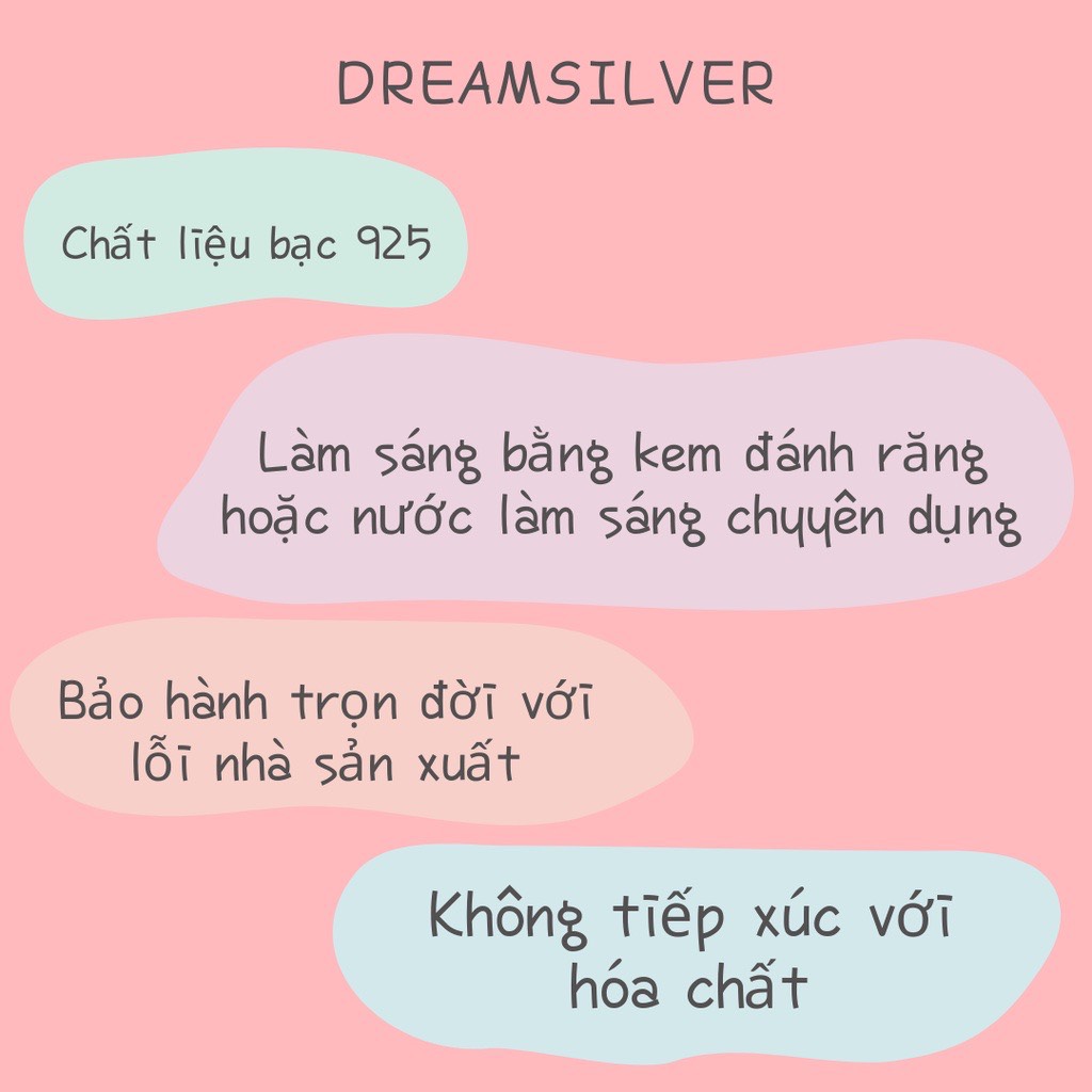 Nhẫn Bạc Trơn Dreamsilver Basic Nhiều Size NT001