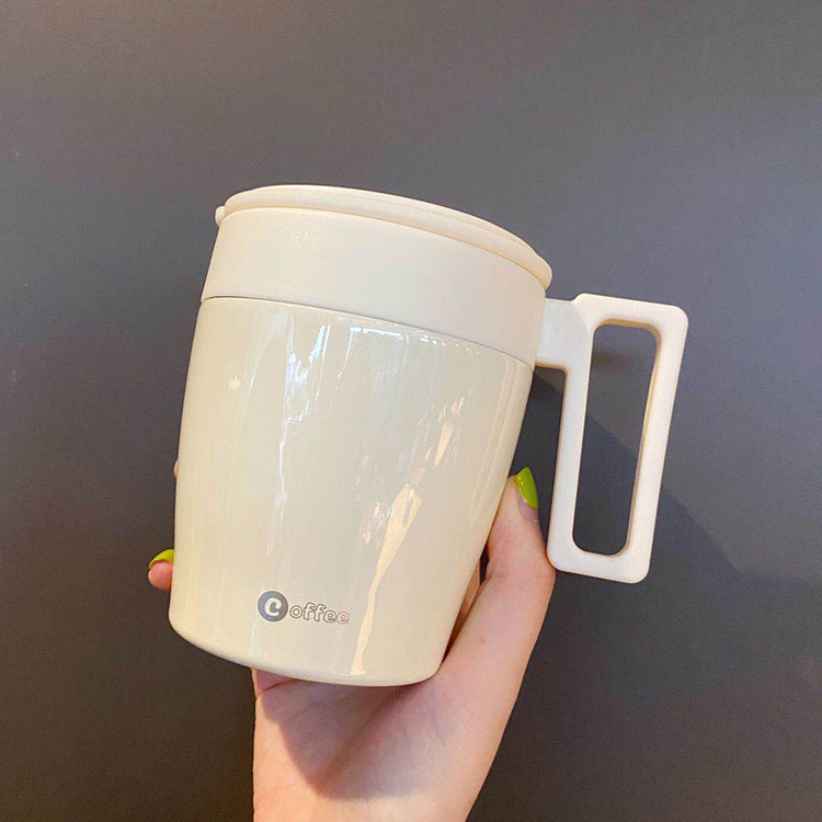 304 stainless steel C32 coffee tea pot with handle free stainless steel spoon with sliding lid-heat insulating bottle-heat insulating cup-tea cup