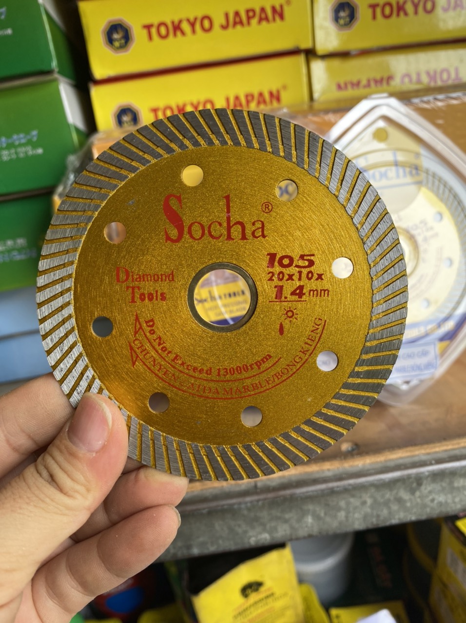 Lưỡi cắt gạch đa năng SOCHA 1 tấc (105 mm) hàng cao cấp