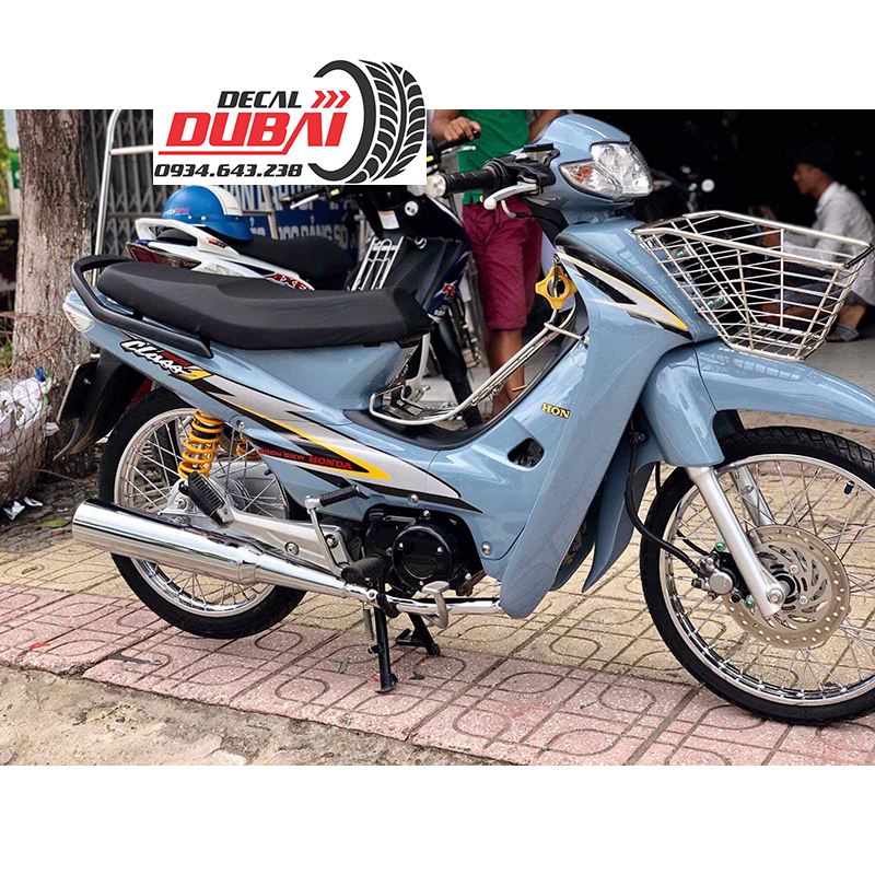 Tem Trùm Wave Nhỏ Xám Xi Măng