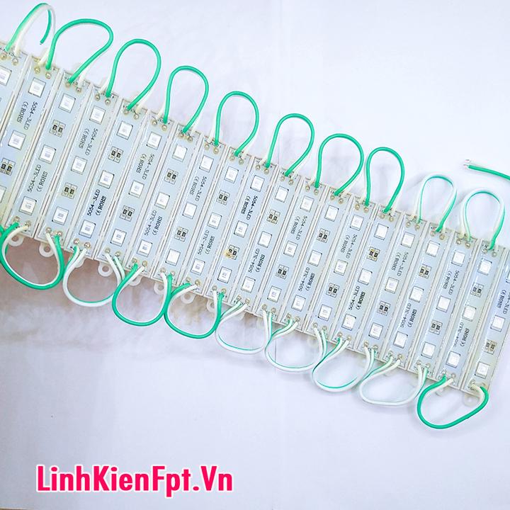 Led Hắt Siêu Sáng Trắng , đỏ , xanh Dây 20 Thanh