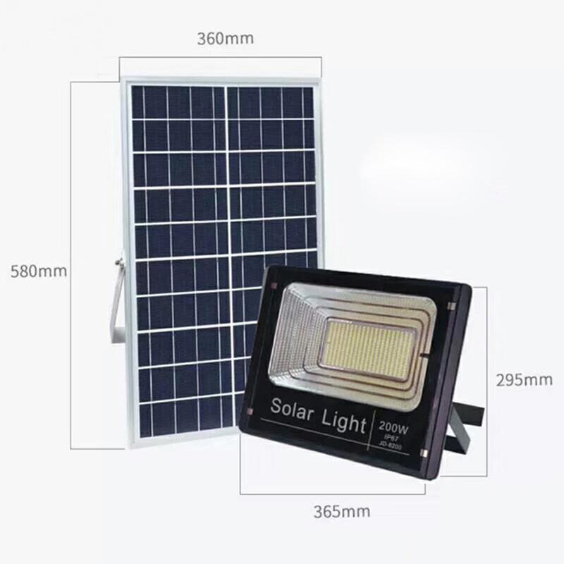 Đèn LED năng lượng mặt trời SOLAR LIGHT JD-8200 - 200W