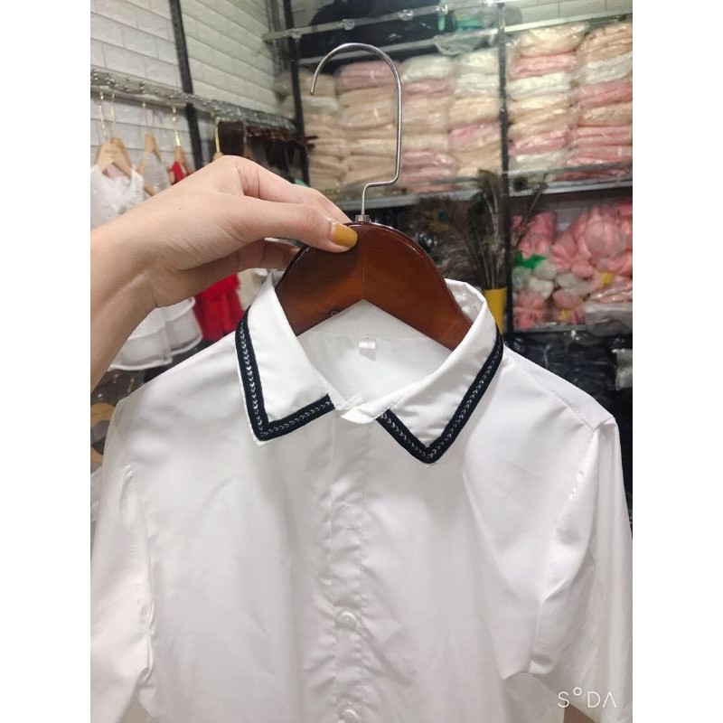 áo sơ mi trắng cao cấp cho bé trai 10-30kg