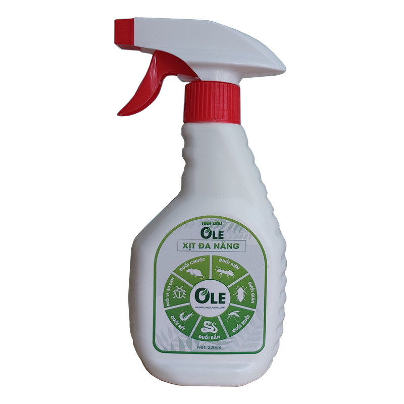 Tinh dầu OLE xịt đa năng 320ml đuổi chuột, rắn, rết, muỗi, kiến, ve chó ...