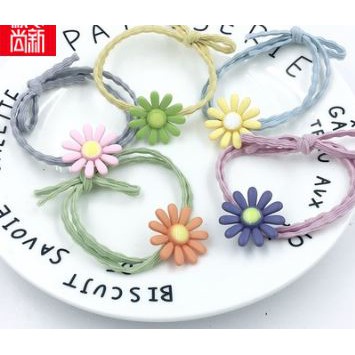[HCM]Set 5 dây chun buộc tóc hoa cúc Hàn Quốc