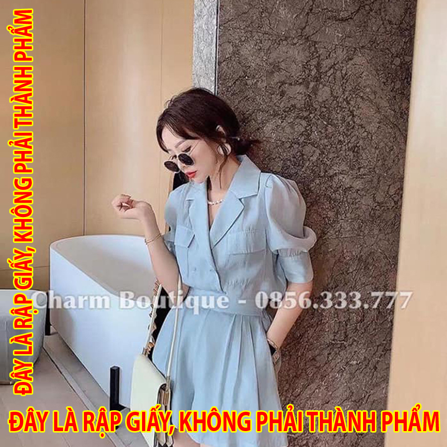 Rập Giấy 99001 - Set Blazer dạo phố Charm