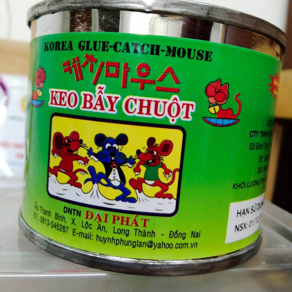 Keo bẫy chuột / keo dán chuột đạt phát bẫy mọi ngóc ngách- hũ 140g