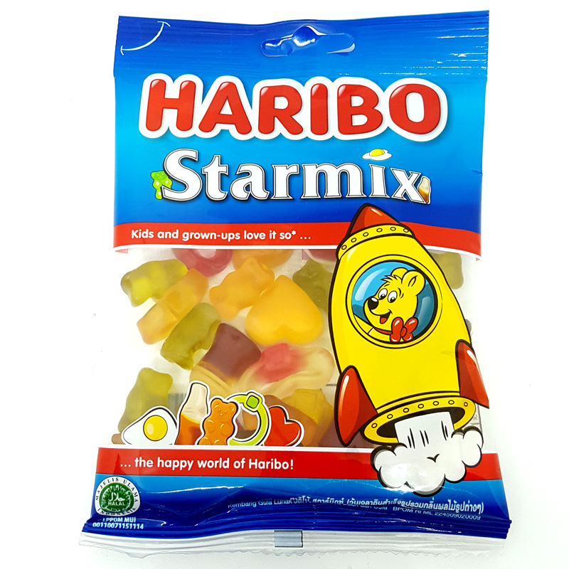 (8 loại) Kẹo dẻo Haribo gói 80gr