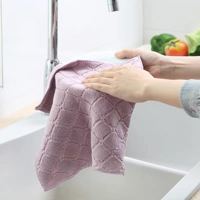 ⛔GIADUNGHOALONG⛔ Khăn lau bếp 2 mặt (LOẠI 1 CÁI - LOẠI 2 MẶT)