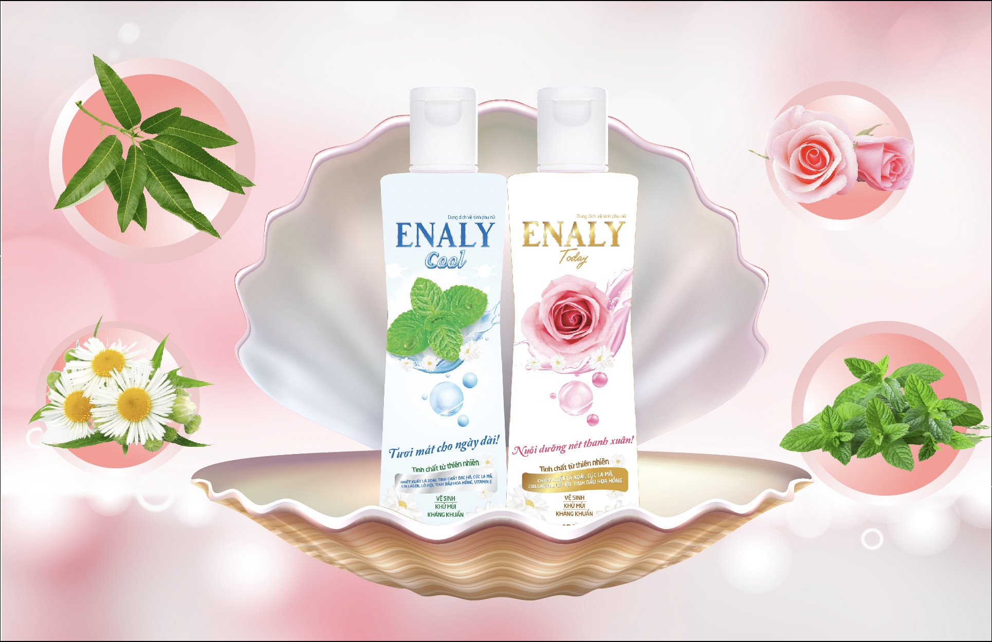 Dung Dịch Vệ Sinh Phụ Khoa Enaly - Chai 150ml