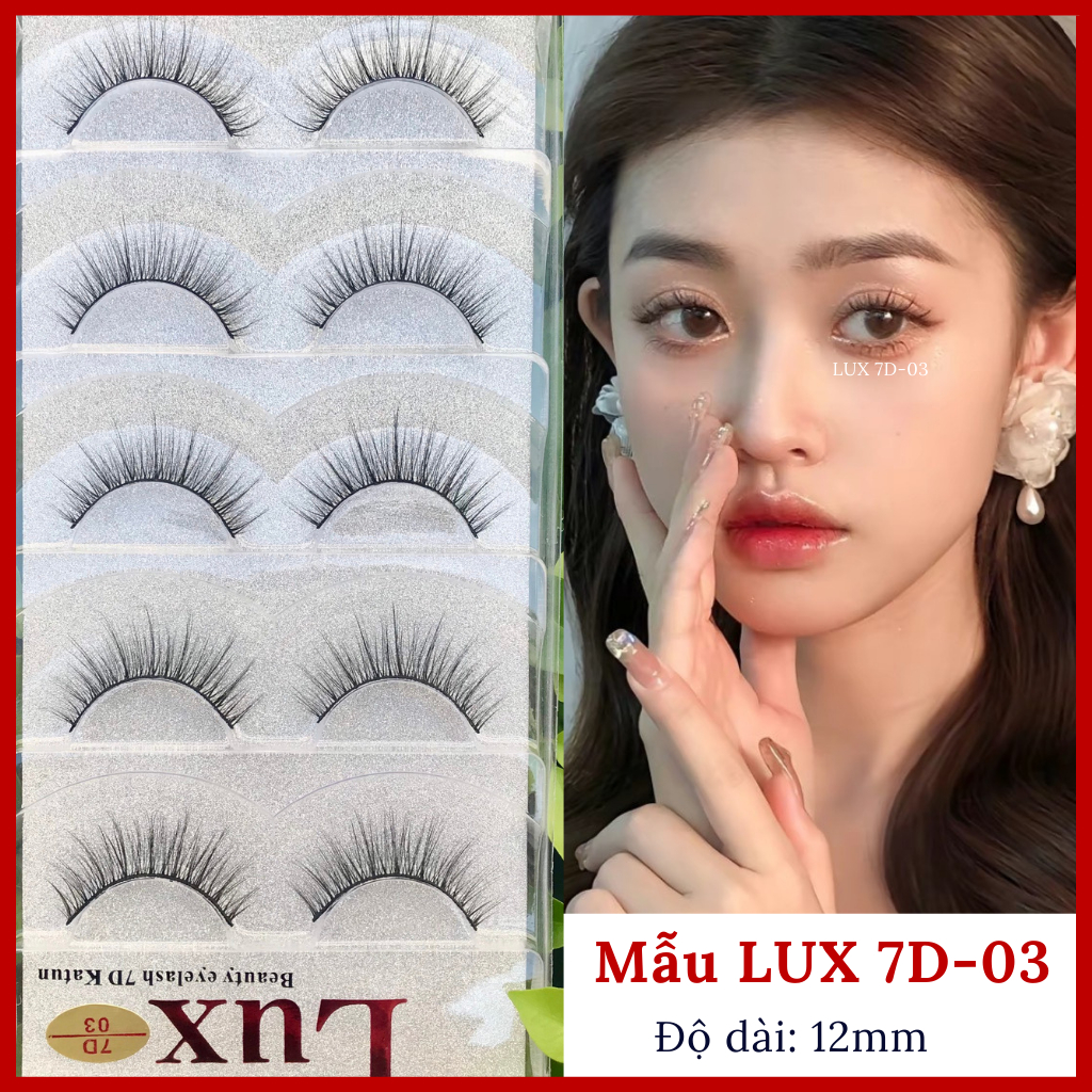 Lông Mi giả gân đen tự nhiên