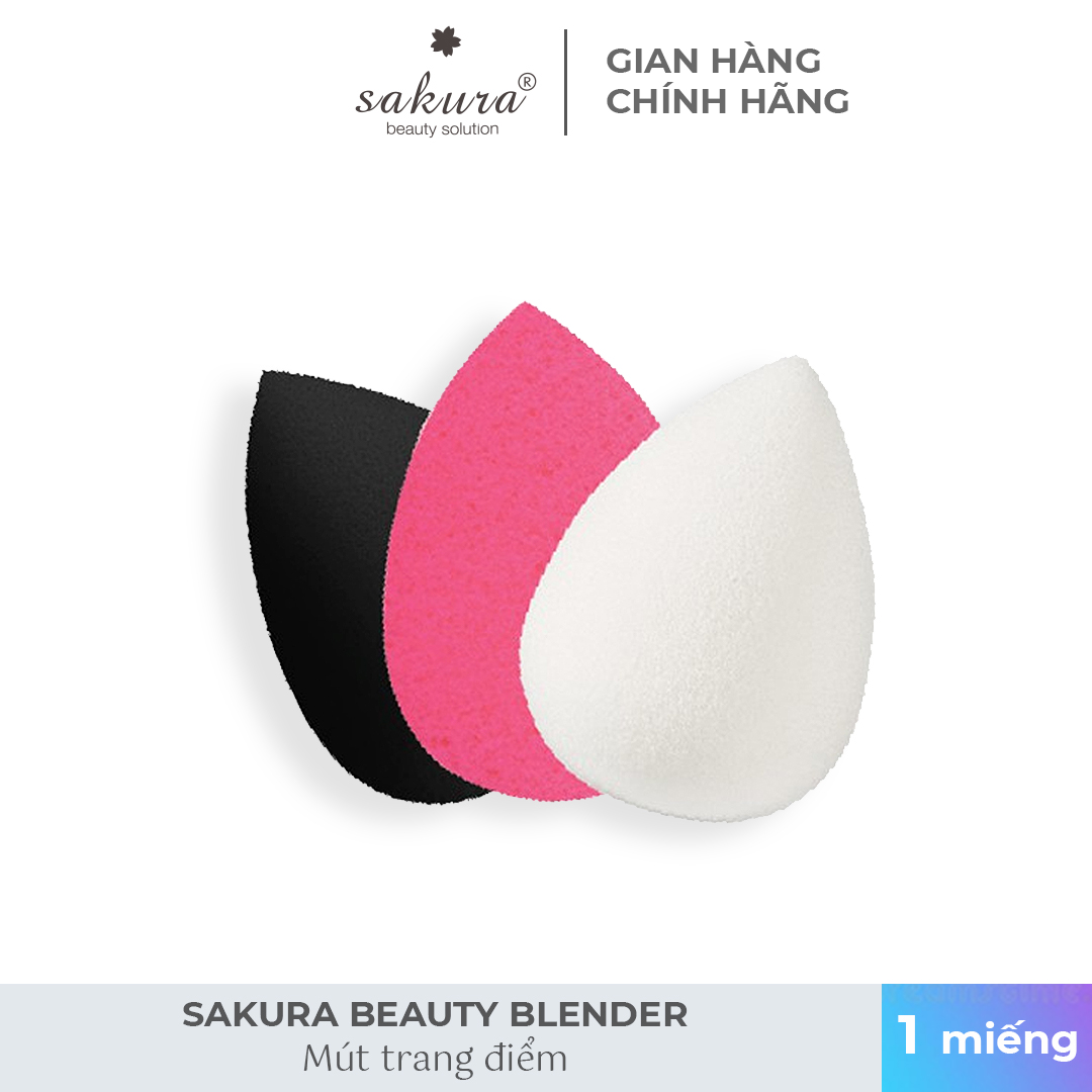 [[HB GIFT] [Hàng tặng không bán] Mút trang điểm Sakura Beauty