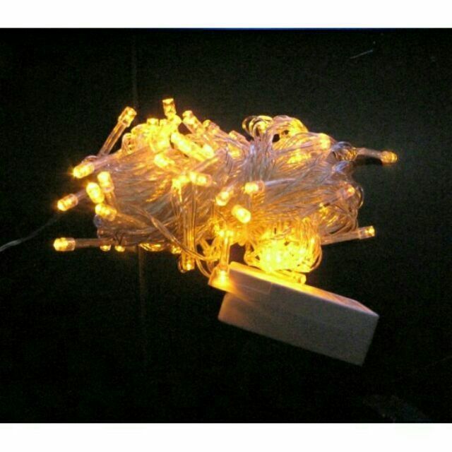 [HCM]Dây đèn led trang trí màu vàng nắng dài 5m