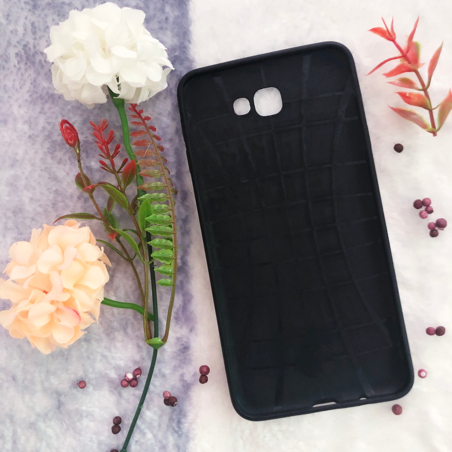 [Nhiều Mẫu] Ốp lưng dẻo Samsung J7 Prime (Thân đen - in hình siêu cute)