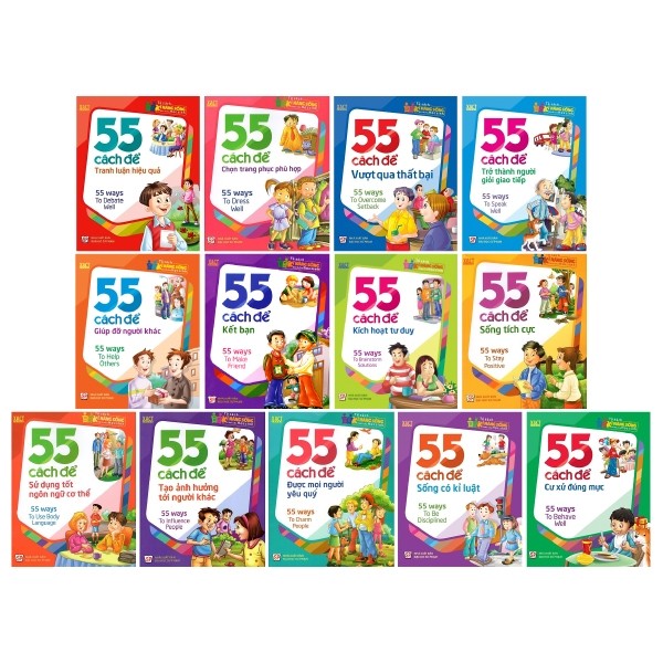 Sách Combo Sách 55 Cách Để Trở Thành Người Hoàn Thiện (Bộ 13 Cuốn) - Mhbooks
