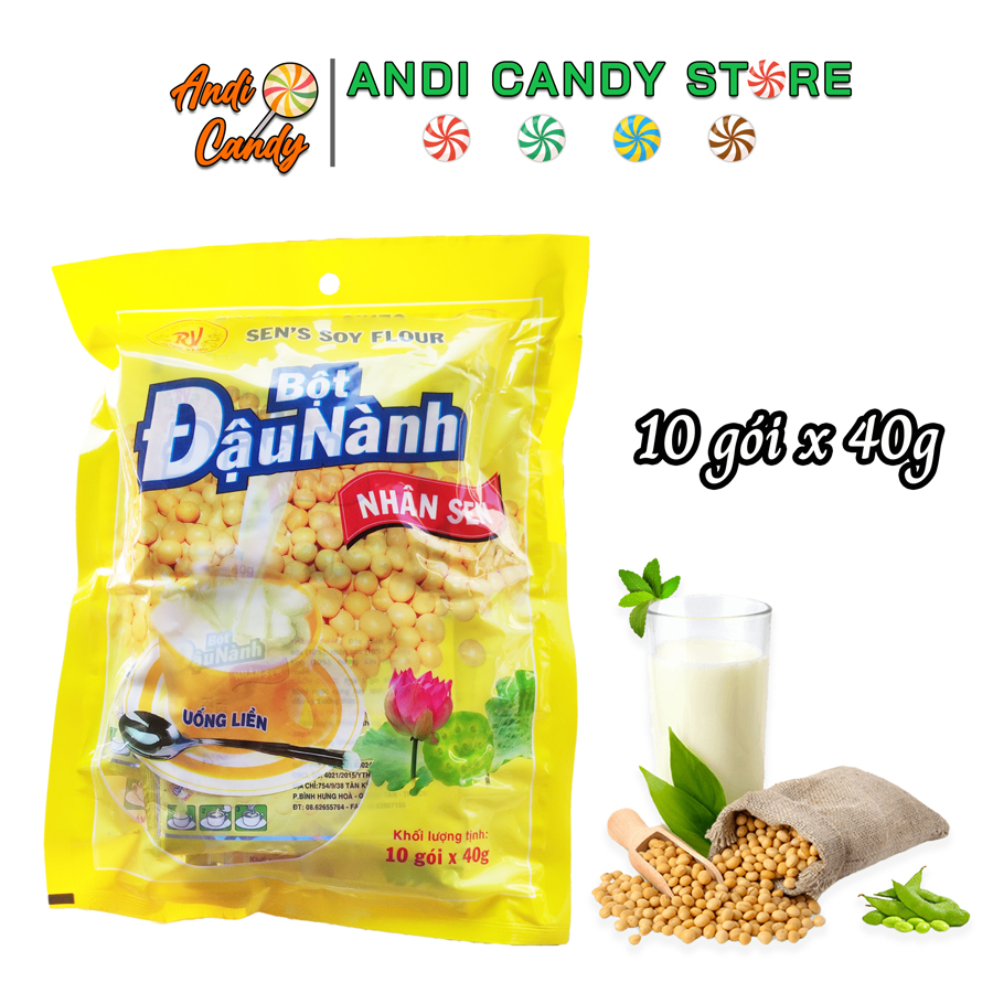 Bột Đậu Nành Đậu Xanh 10 gói X 40gr