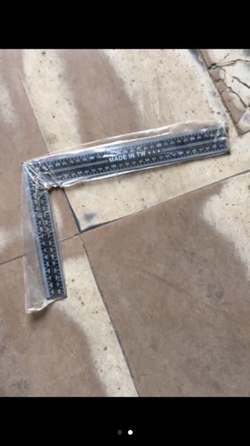 Thước Ke Vuông Đen 30 cm Đài Loan