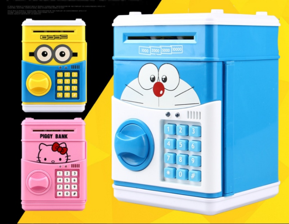 Két sắt mini Doraemon cho bé