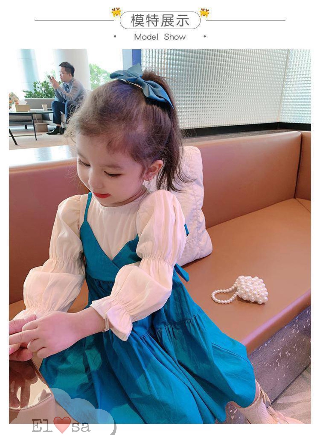 Váy bé gái 👗 👗 VÁY TAY CHUN NƠ BỒNG 👗 👗