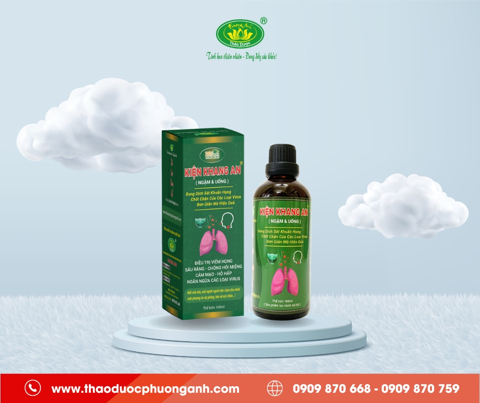 Dung dịch ngậm và uống Kiện Khang An