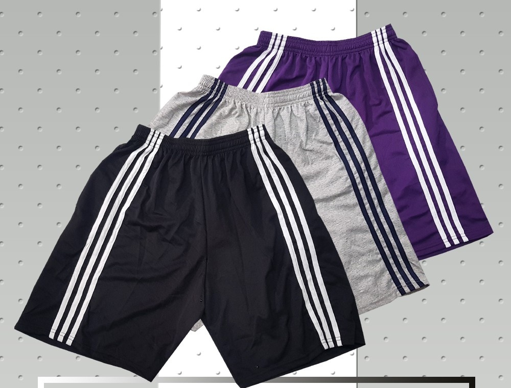 Combo 3 quần thun Nam 3 sọc có túi dây gút co giãn chất vải Cotton - Freesize dưới 75kg - Màu ngẫu nhiên